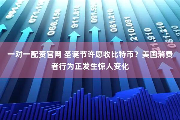 一对一配资官网 圣诞节许愿收比特币？美国消费者行为正发生惊人变化